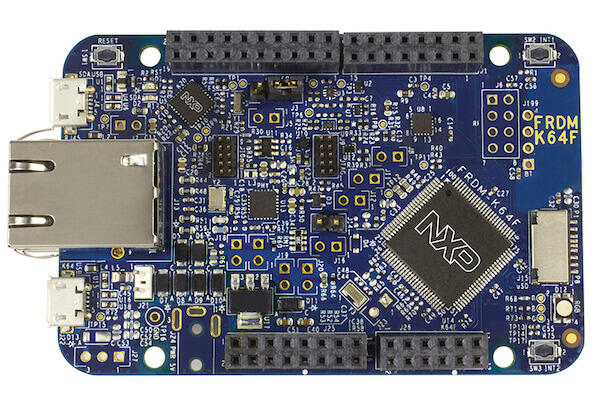 A picture of the FRDM-K64F board