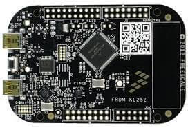 A picture of the FRDM-KL25Z board