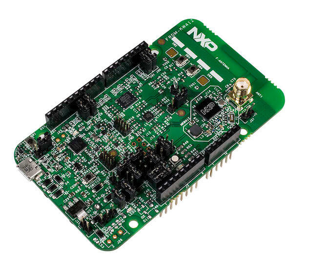 A picture of the FRDM-KW41Z board