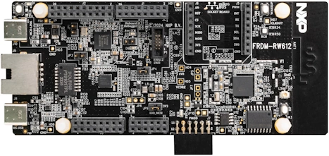 A picture of the FRDM_RW612 board