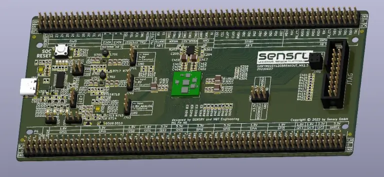 A picture of the Ganymed Break-Out-Board (BOB) board