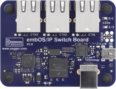 A picture of the IP Switch Board board