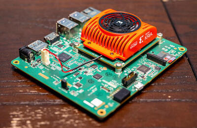 A picture of the KV260 Development Board RPU Cortex-R5 board