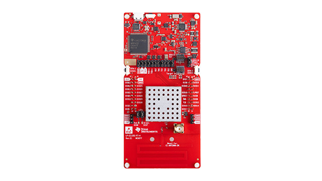 A picture of the CC1352P7 LaunchPad board