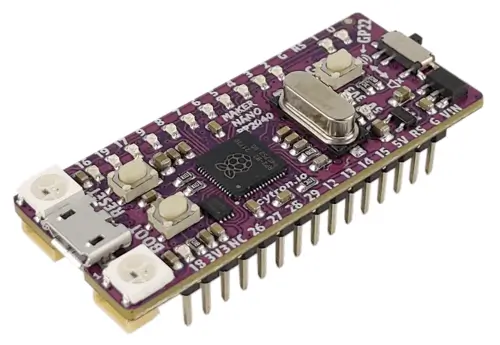 A picture of the Cytron Maker Nano RP2040 board