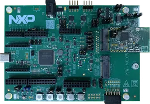 A picture of the MCXW72-EVK board