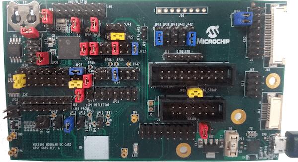 A picture of the MEC1501 Modular card ASSY6885 board