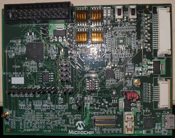 A picture of the MEC172x Modular Card ASSY6930 (Rev. B) board