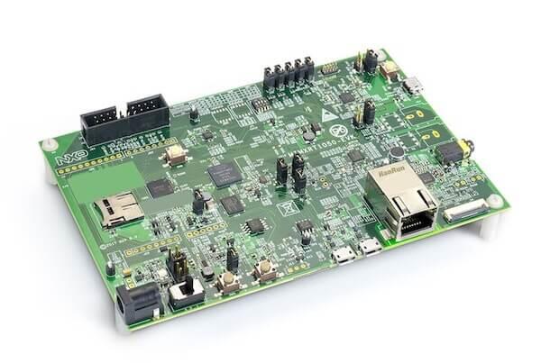 A picture of the MIMXRT1050-EVK board