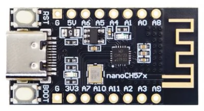 A picture of the MuseLab nanoCH57x board