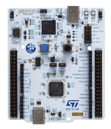 A picture of the Nucleo H503RB board