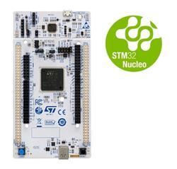 A picture of the Nucleo L552ZE Q board