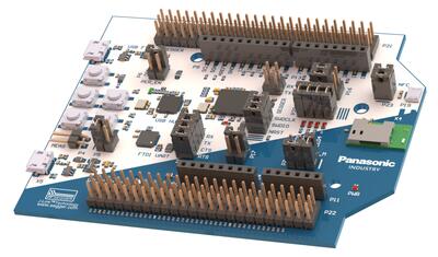 A picture of the PAN1780 Evaluation Board board