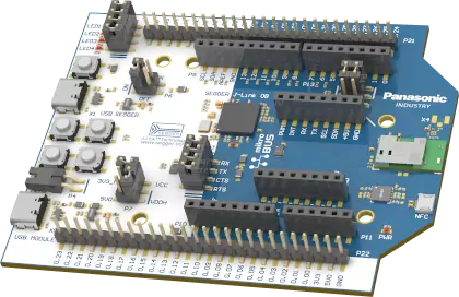 A picture of the PAN1783 Evaluation Board board