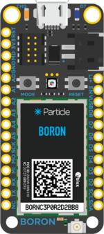 A picture of the Boron board