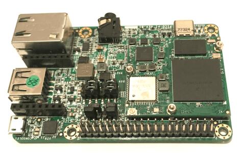 A picture of the Pico-Pi i.MX7D - Android Things IoT Development Platform board