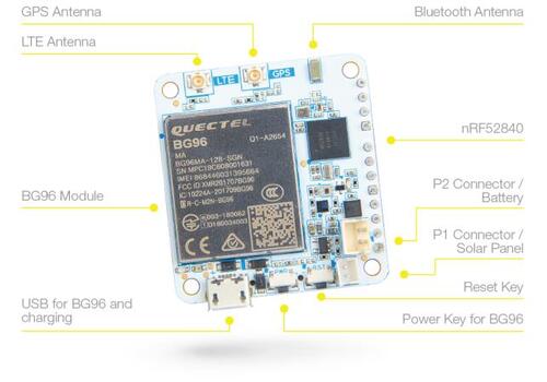 A picture of the RAK5010 board