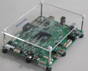 A picture of the R-Car H3 Salvator-X board