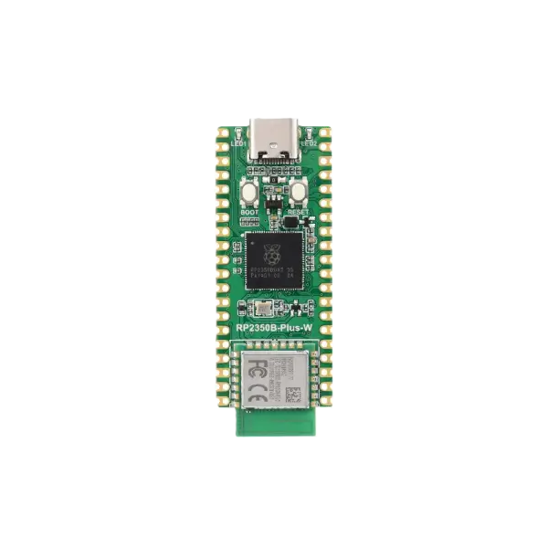 A picture of the Waveshare RP2350B Plus W board