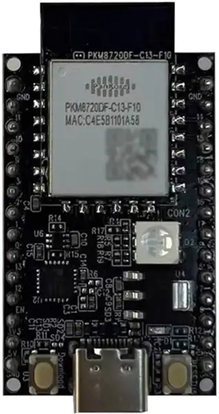 A picture of the rtl872xd_evb board