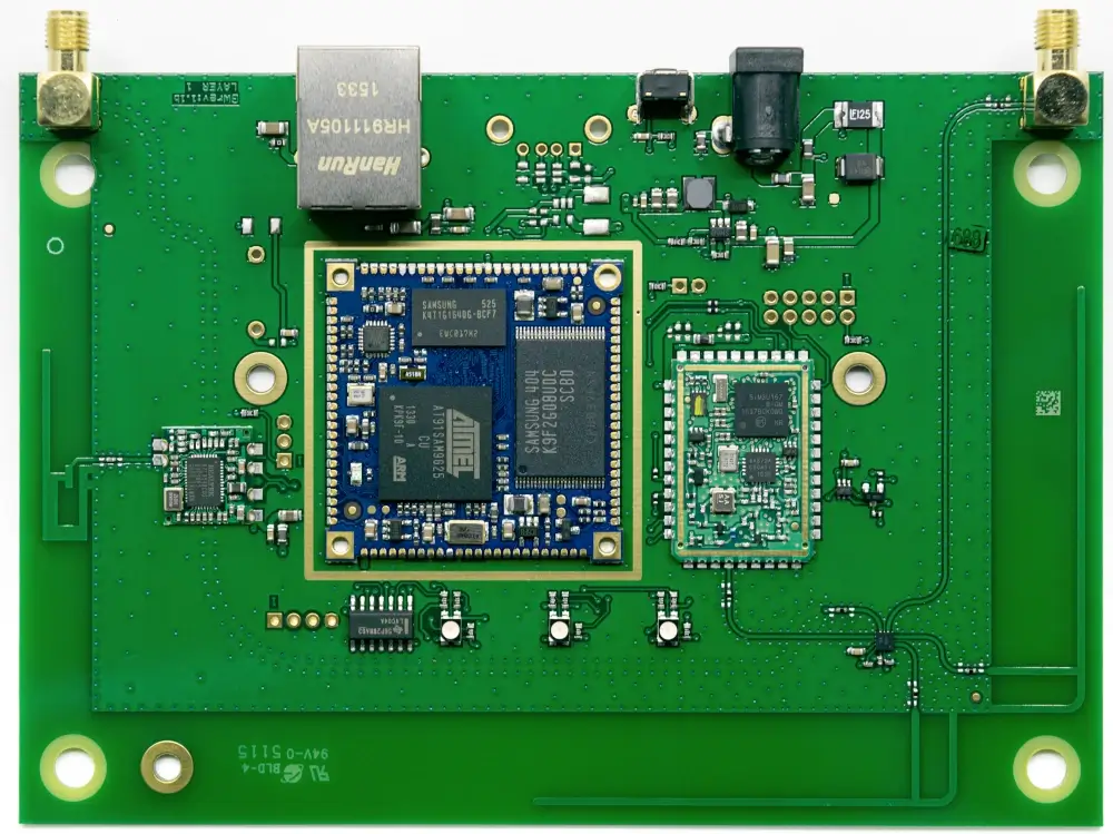 A picture of the Smart Garden Radio Module board