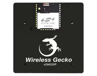 A picture of the BGM220P Bluetooth Module 2.4 GHz +8 dBm Radio Board board