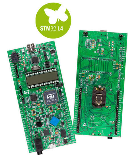 A picture of the STM32L476G Discovery board