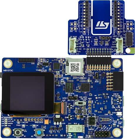 A picture of the STM32L562E-DK Discovery board