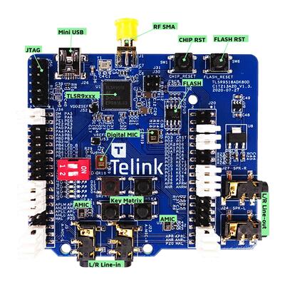 A picture of the TLSR9518ADK80D board