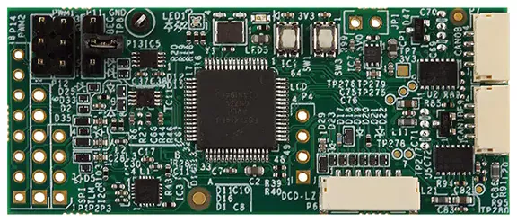 A picture of the UCANS32K1SIC board