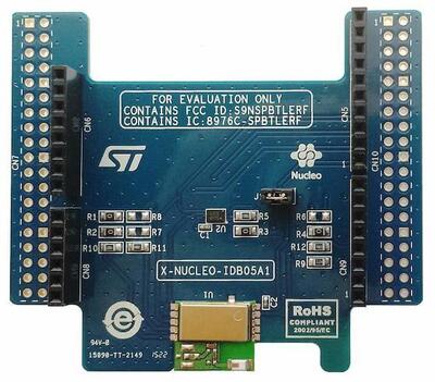 A picture of the X-NUCLEO-IDB05A1 shield