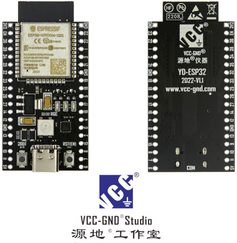 A picture of the YD-ESP32 board