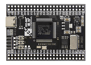 A picture of the YD-STM32H750VB board